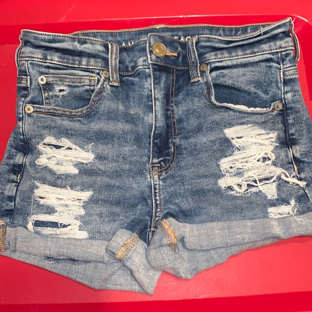 American Eagle Outfitters Ripped Jean Shorts
